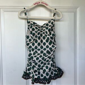 •Juicy Couture• Girls Ruffled and  Ruched Swimsuit - Size 8